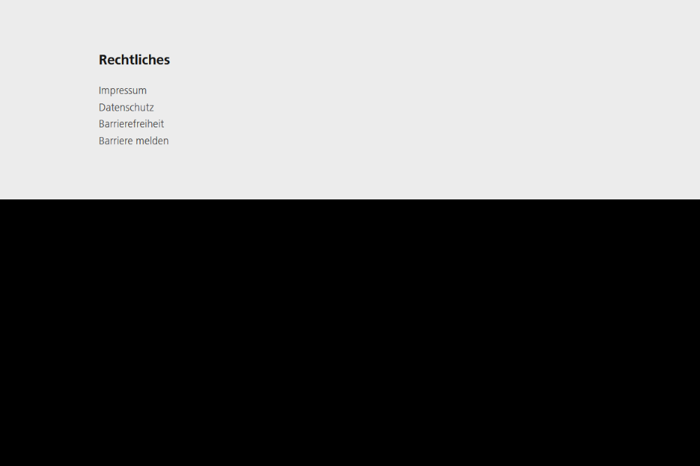 Screenshot Post- und Scangesellschaft Footer